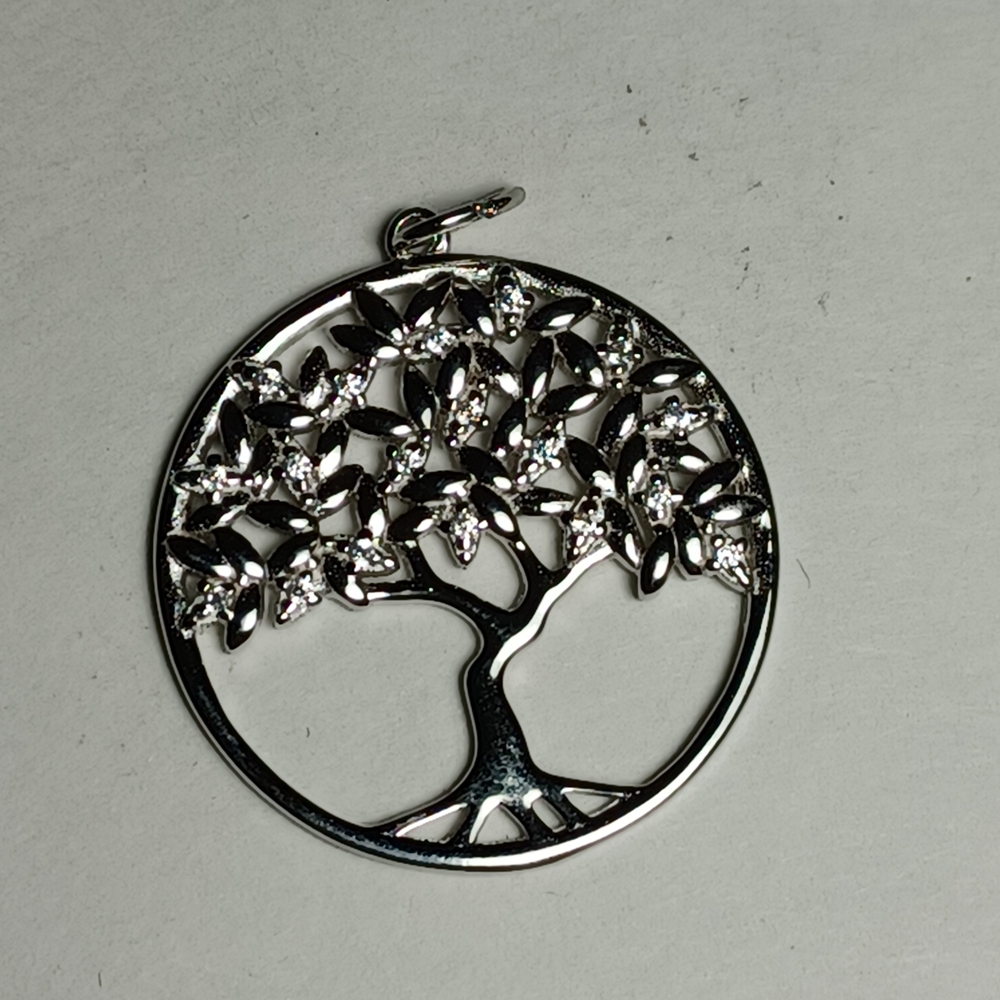 Sterling Silver Tree Pendant